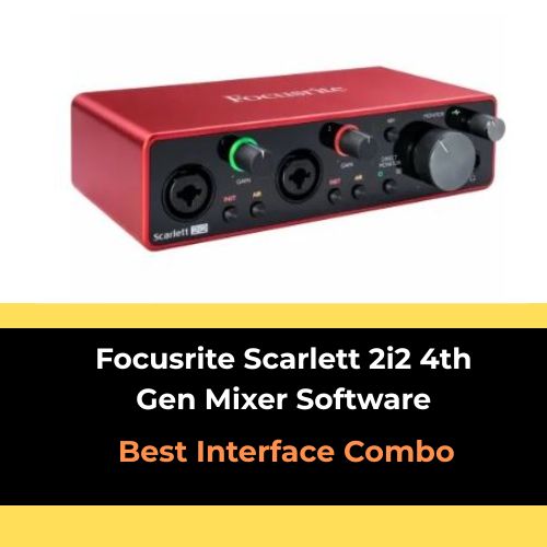 BehFocusrite Scarlett 2i2 4th Gen Mixer Softwareringer Xenyx Q802USB