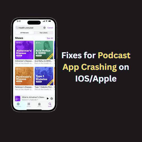 Fixes for Podcast App Crashing on IOSApple