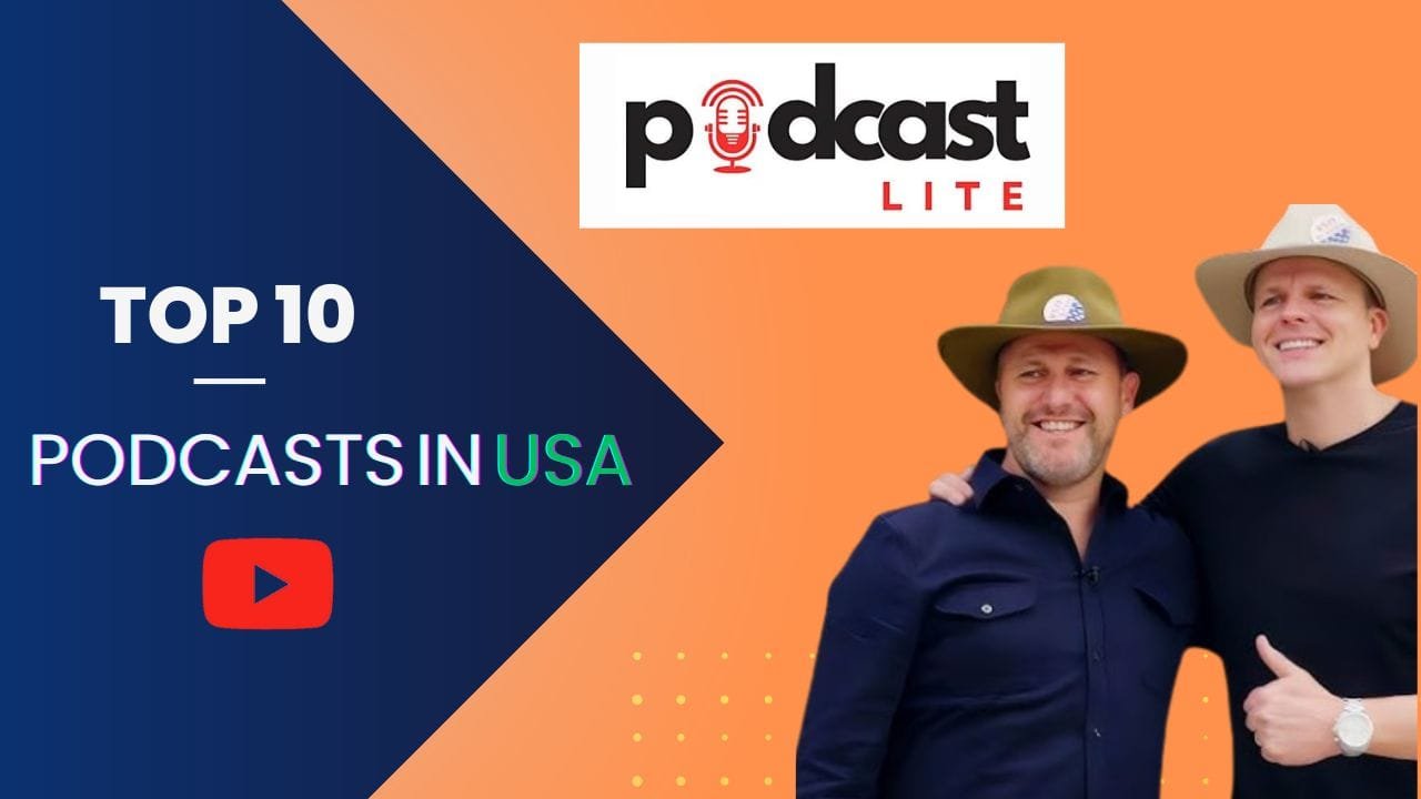 Top 10 Podcasts in USA on YouTube July ( 2026) - Podcast Lite July