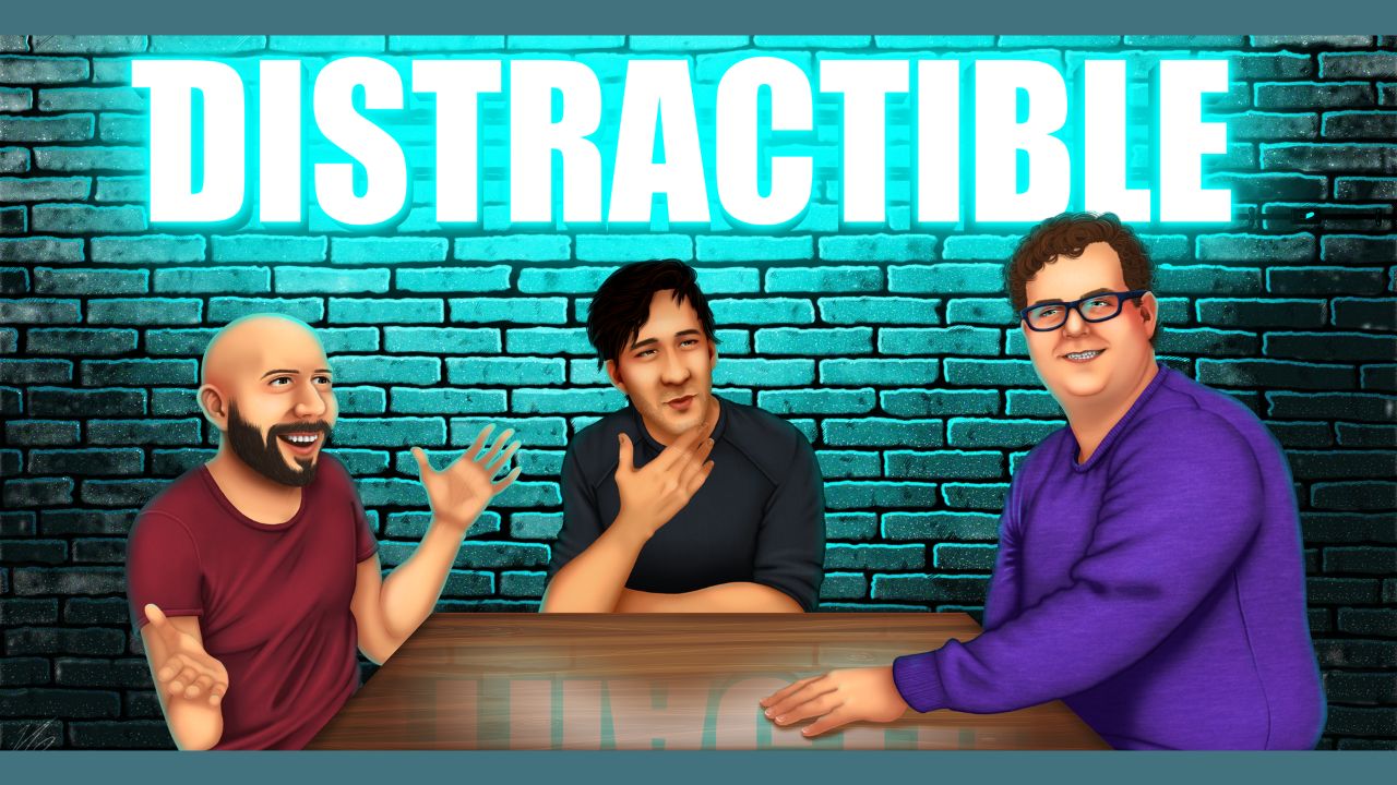 Distractible Podcast Spotify, Apple and YouTube