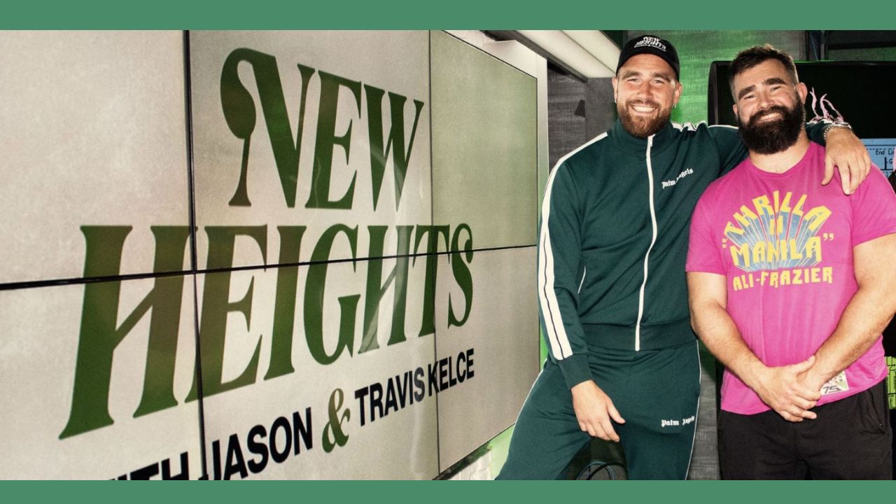 New Heights Podcast Spotify, Apple, and YouTube 